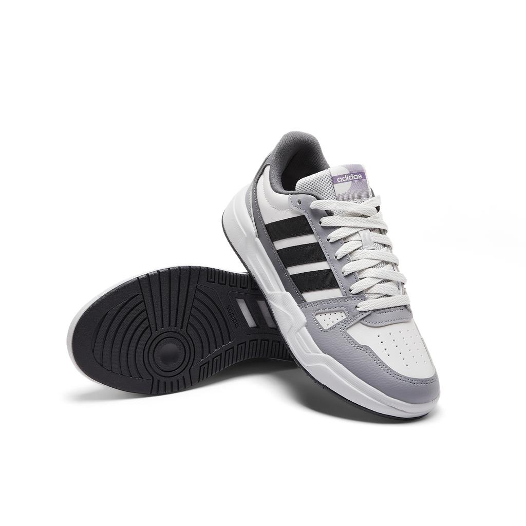 Adidas LITE BALLER Abrasion Resistant Low Top Skateboard Shoes Unisex Gray White Black Sneakers HQ9336