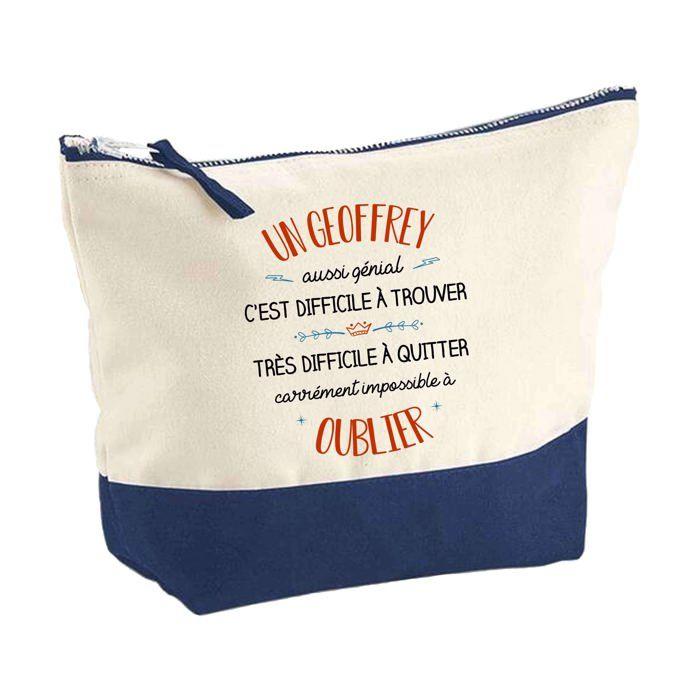 Trousse de maquillage - PLANETEE - Geoffrey aussi génial - Grand format - Coton - Impression HD