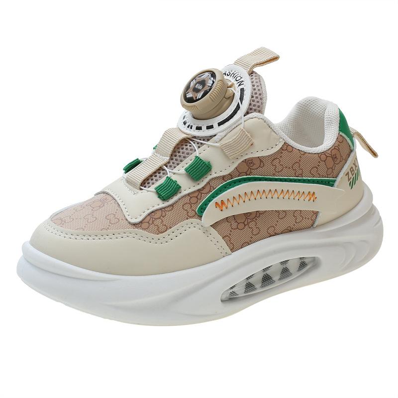 New Style Children's Student Sports White Running Shoes Korean Style All-match Sports Shoes