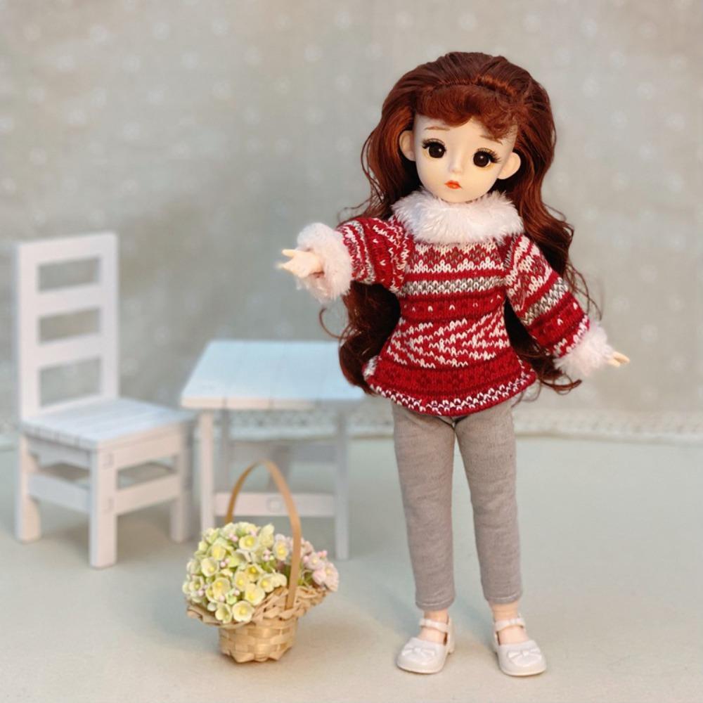 

Привлекательные глаза Платье принцессы Наряжать Куклы BJD 1/6 SD Макияж принцессы Шарнирная кукла Малыш style C