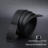 Men's Classic Genuine Leather No-Buckle Automatic Casual Belt