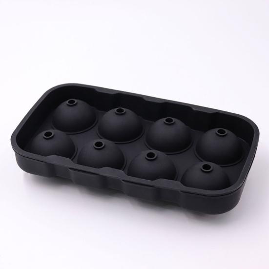 Eisform 8 Zellen Leicht zu lösen Silikon Auslaufsichere Eiswürfelschale für Bar