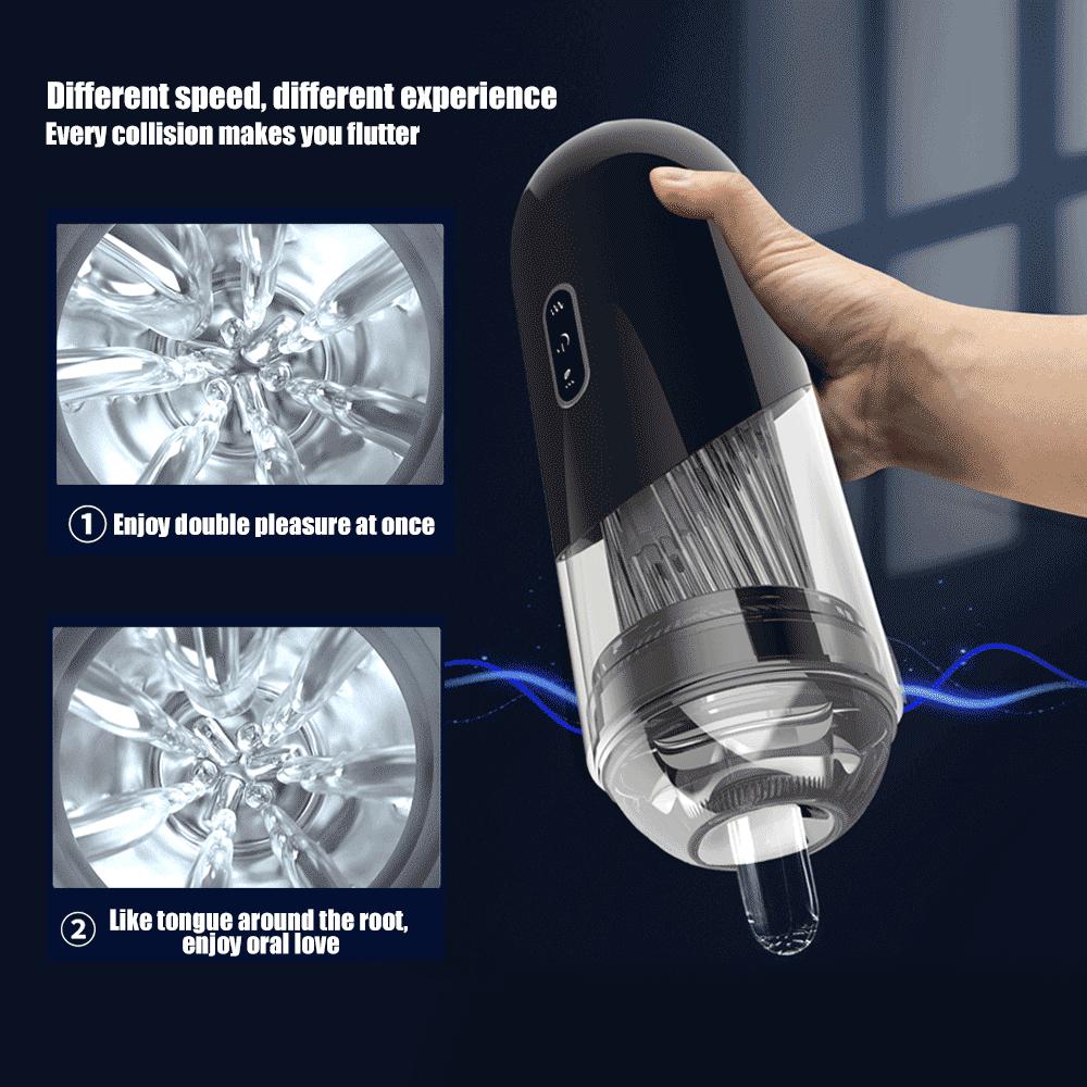 Automatic Masturbator Cup for Men Sucking Vibrator Vaginal Penis Blowjob Machine Masturbation Cup Sex Toy for Men Adult Supplies