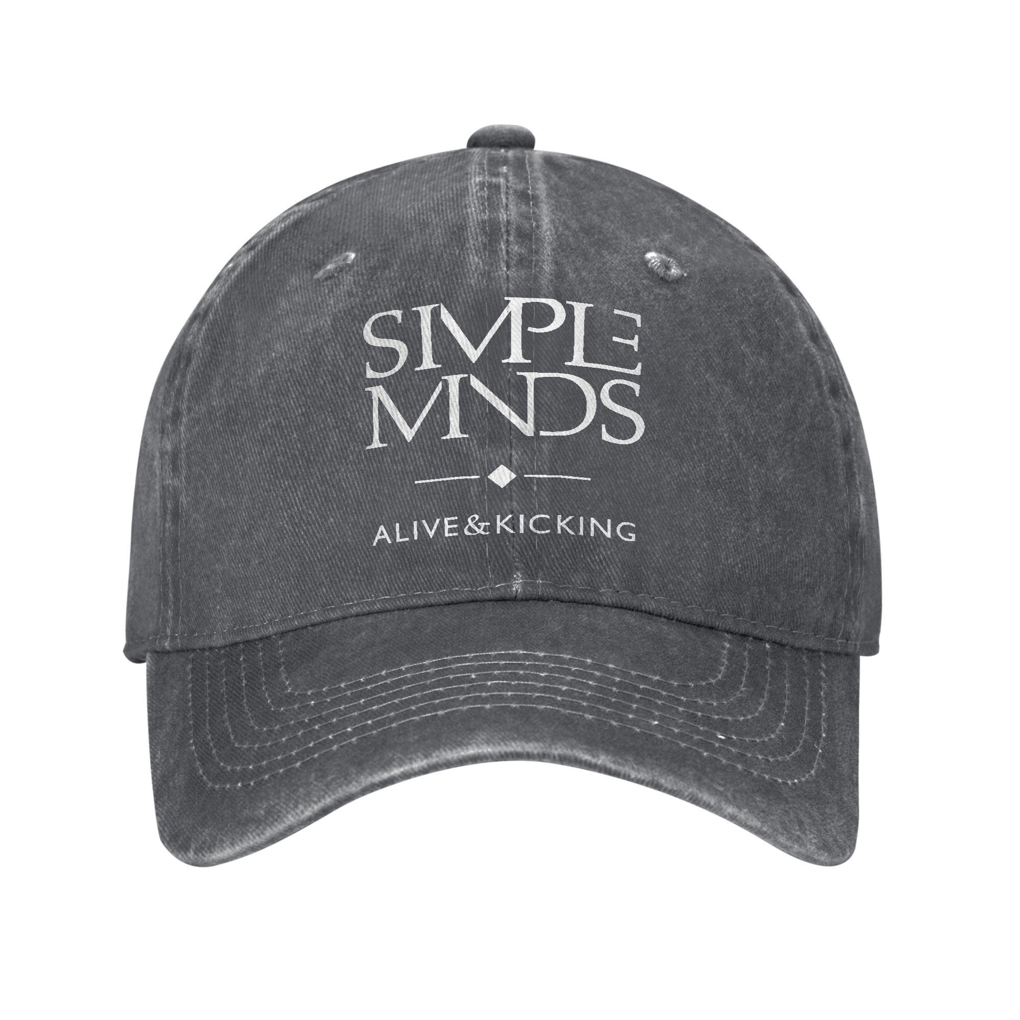 

Simple Minds Alive And Kicking Unisex Baseball Caps Distressed Denim Hats Cap Vintage Outdoor Running Golf Gift Snapback Cap One Size