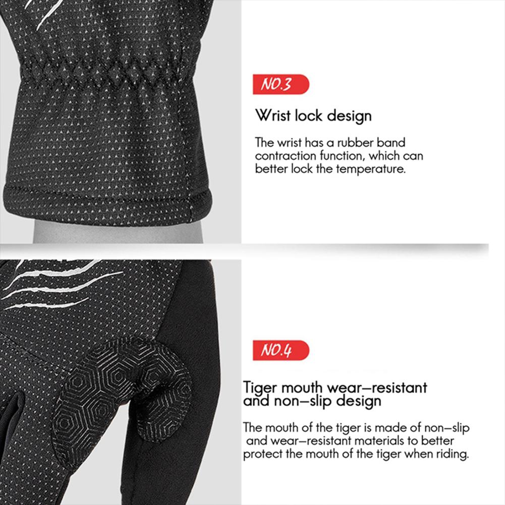 Warm Gloves Winter Waterproof Glove Snowboard Snow Ski Gloves For Cycling Hiking Running Outdoors