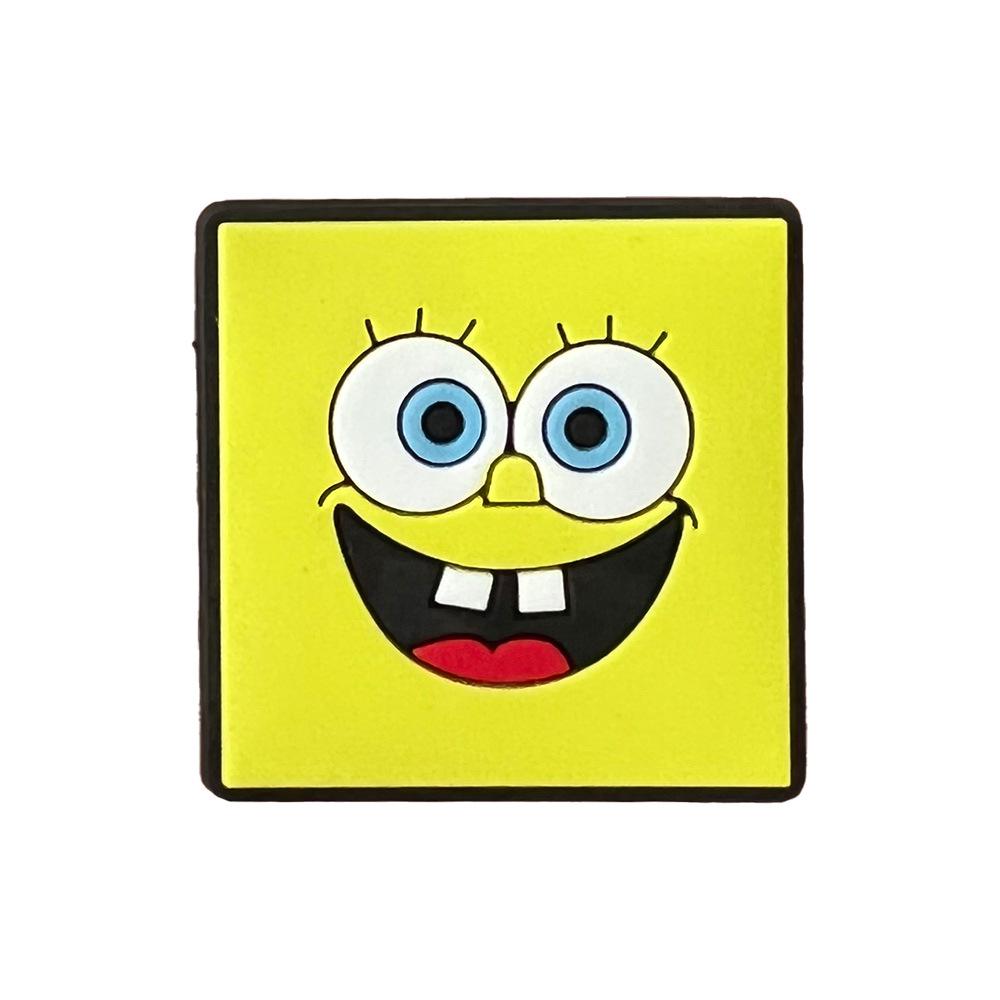 SpongeBob Cute Clog Decorations: Soft PVC Accessories for DIY Shoes