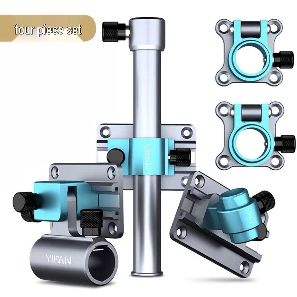 3-Piece Fishing Accessories Set: Aluminum Rod Pod Holder, Umbrella Holder, Fish Keeper, Bait Holder.