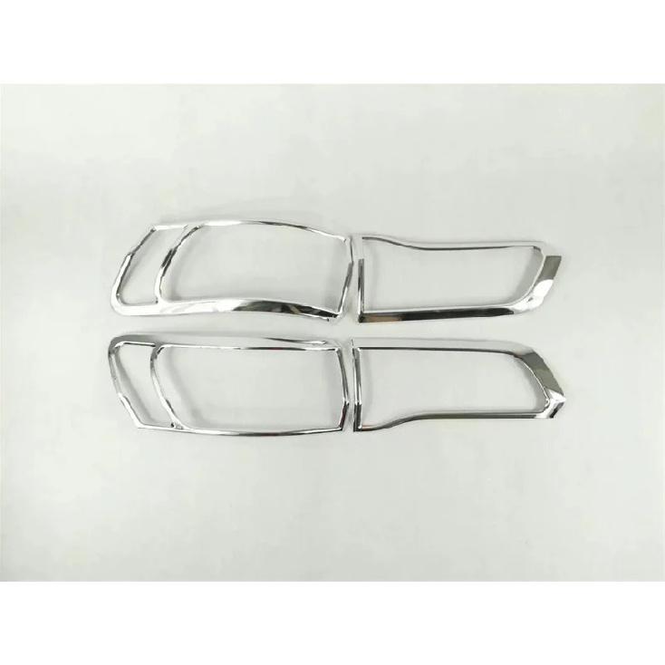 ABS Chrome Rear Tail Light Lamp Cover Trim Sticker Decoration Frame Exterior Accessories Fit for Jeep Grand Cherokee 2010-2018