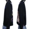 Battou Musume Long Sleeve T-Shirt for Men, 211142 (M, Black)