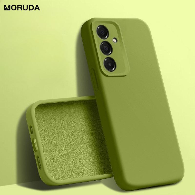 Custodia in Silicone Liquido per Samsung Galaxy S2 S26 Ultra S24 Plus S22 S23 A A6 A4 A16 Colore Puro Opaco Morbida Sottile Cover
