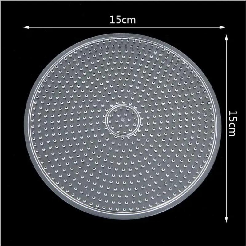 Yant Jouet 5mm Hama Beads Pegboard Transparent Template Board Circular Square tool DO-IT-YOURSELF Figure Material Board Perler Beads