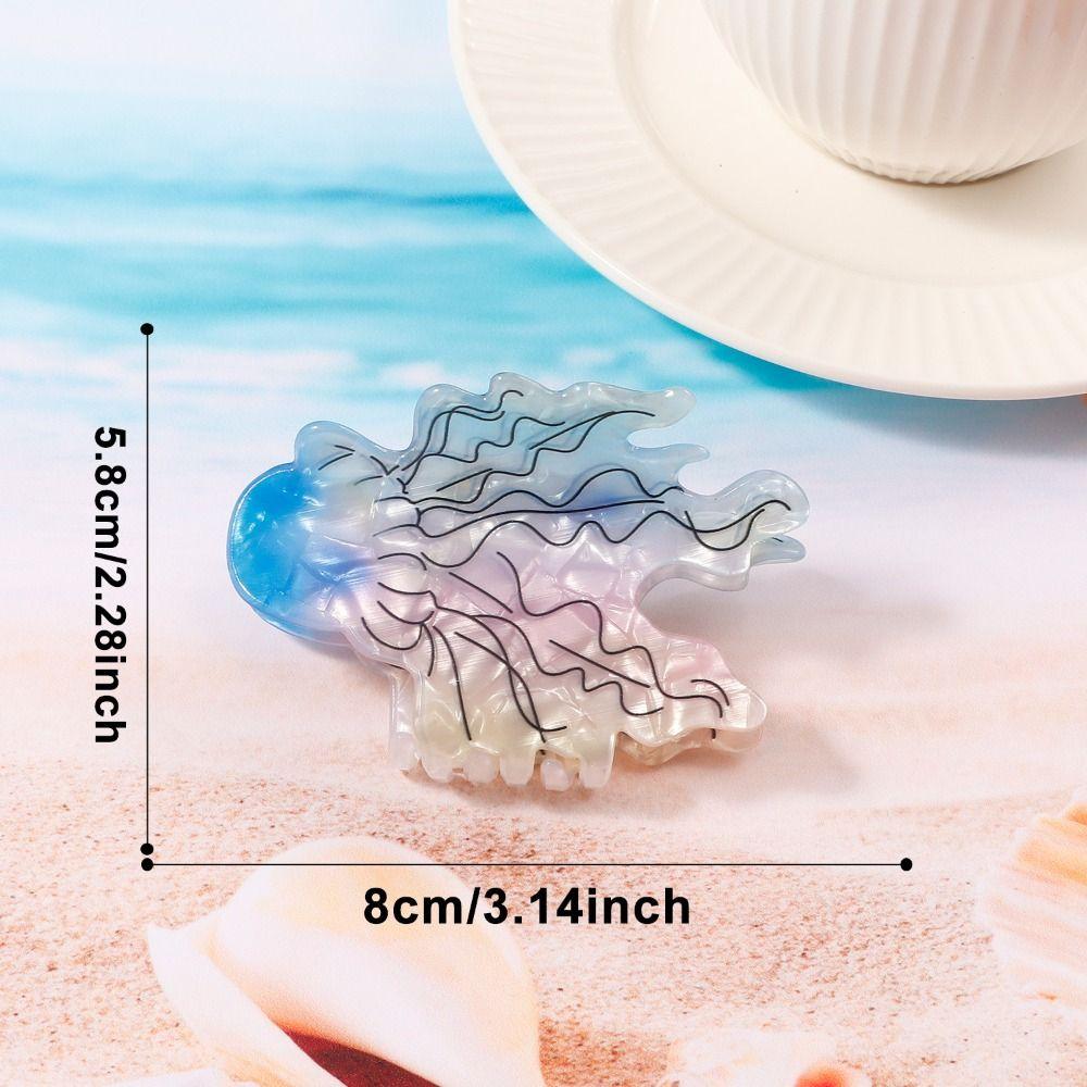 PVC Hair Clip Creative Hair Accessory New Marine Animal Hair Claw  for Women Girls