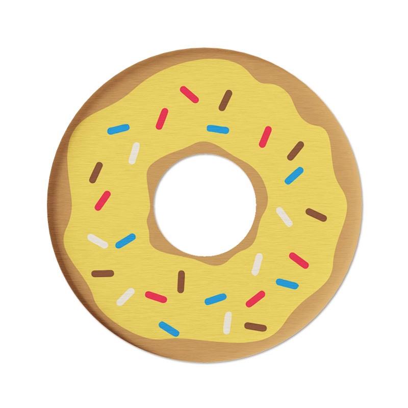 Kawaii Donut-Shaped Diatomite Coaster - Absorbent Cup Mat for Office Desk, Heat Resistant Table Protector for Mugs & Glasses