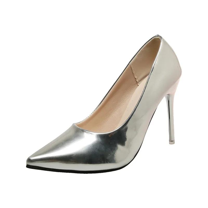 Fashion High Heels Women Pointed Toe Shoes Shallow Fashion Sexy Dress Walking Shoes 2024 Autumn Brand Designer Pumps Party Femme Zapatos