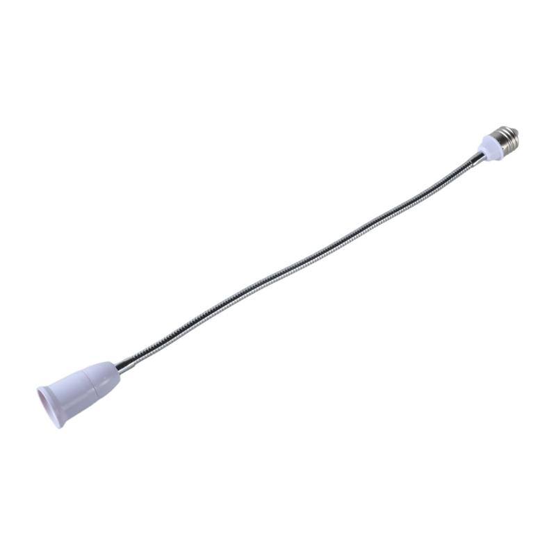 Adjustable E27 To E27 Light Bulb Socket Extension, Flexible Goosenecks Lamp Adapter, Home Lighting