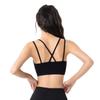 Lu Same Sports Vest Women's Fixed Cup Nude Feel Shock-Absorbing Bra Breast Holding Yoga Pilates Yoga Vest