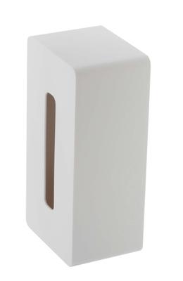 Yamazaki Jitsugyo 4001 Magnetic Tissue Case White Approx. W26 X D13 X H10cm Tower Moisturizing Tissue Kitchen Paper Case Compatible with Paper Boxes