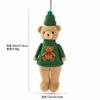 Christmas Decorations Fabric Plush Teddy Bear Doll Pendant Bear Christmas Tree Pendant