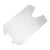 RC Skid Plate Stainless Steel RC Chassis Armor Guard for Big Rock 1/10 RC Cars Silver Outdoor