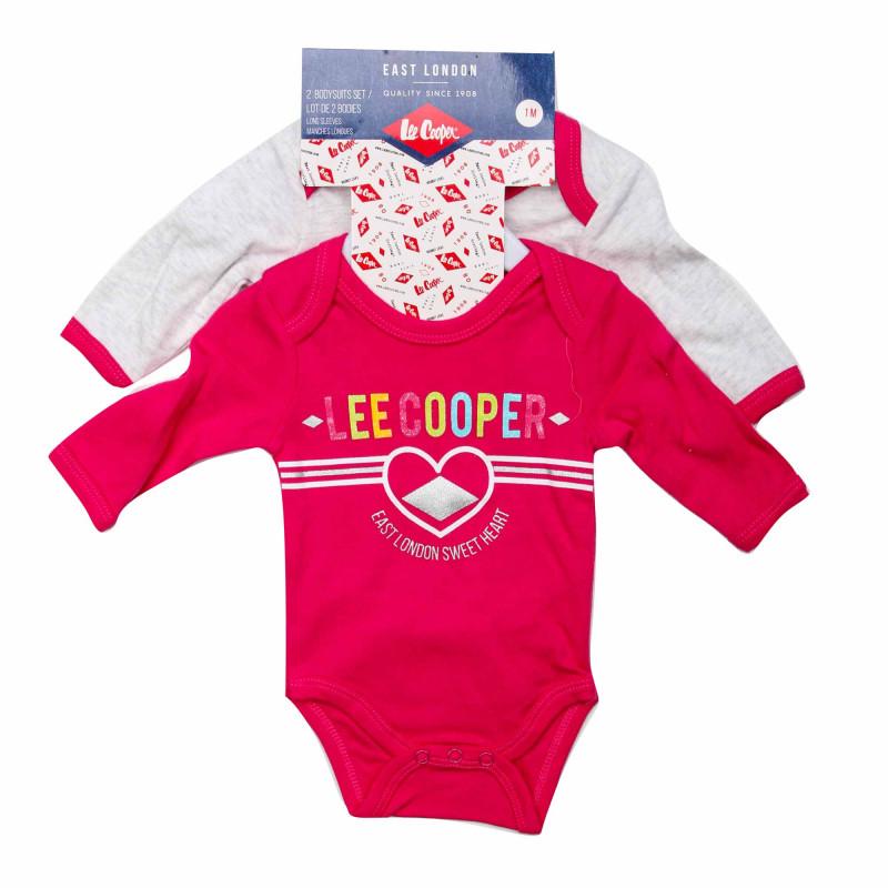 

Lot 2 Детские боди с длинными рукавами LEE COOPER