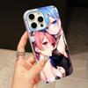 ReZero Rem Ram Jelly Double layer Light Blue Mobile Phone Case for iPhone 17 16 15 14 13 12 11 Air Pro Max Plus Protective