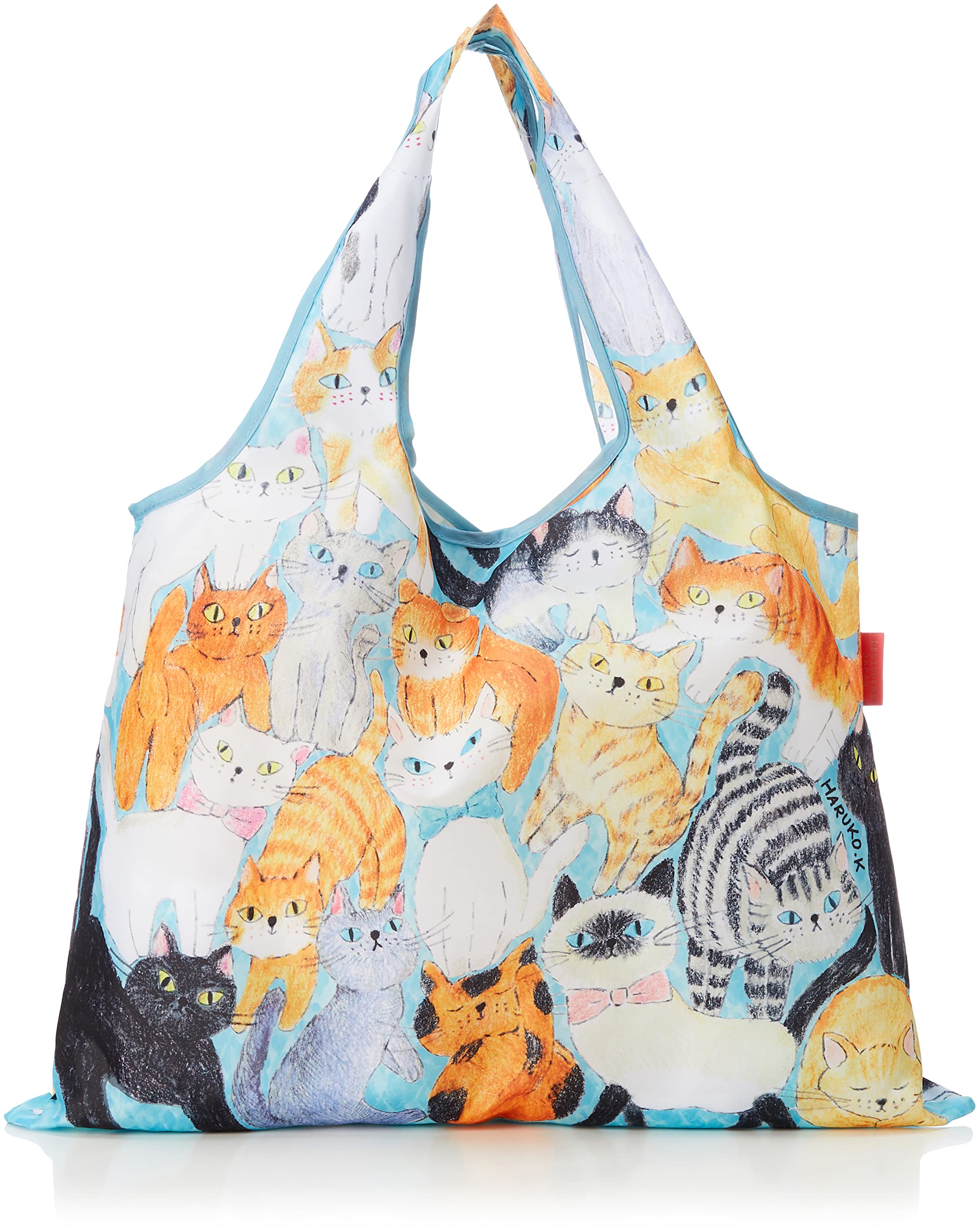

DESIGNERS JAPAN Folding Eco Bag 2way Type Cat Cat, DJQ-12919-PO
