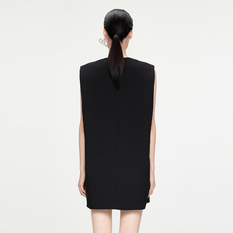 JNBY 2024 Autumn Sleeveless Asymmetrical Dress