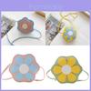 Adorable Miniature Children's Shoulder Bag With Colorful Floral Design For Everyday Use