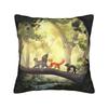 Pillow Case W-Warrior Cats Comfy  Pillow Cover For Living Room Bed Chair Retro Trendy Pillowcases