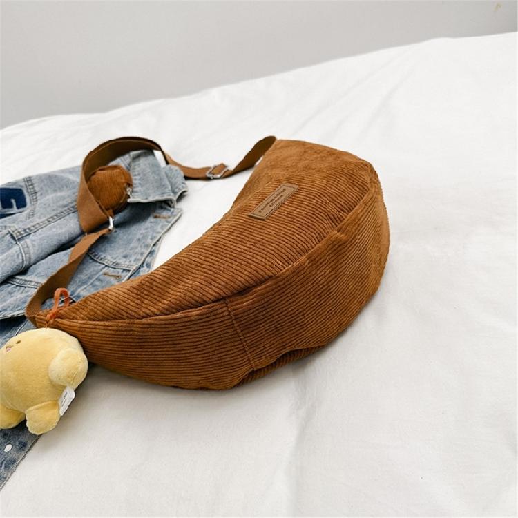 Stylish Corduroy Crossbody Bag Soft and Comfortable Shoulder Bags for Women