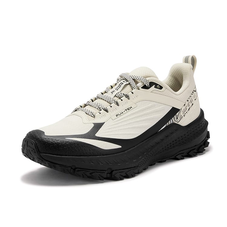 361 Cushioning, Wear Resistant Low top Casual Running Shoes Men's Beige Black 672542203-4