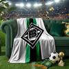 Coperta Borussia Verde Nera Leggera Coperta Ideale per il Letto Perfetta per Viaggi, Campeggio, Soggiorni, Uffici, Divani, Regalo di Natale per Fan