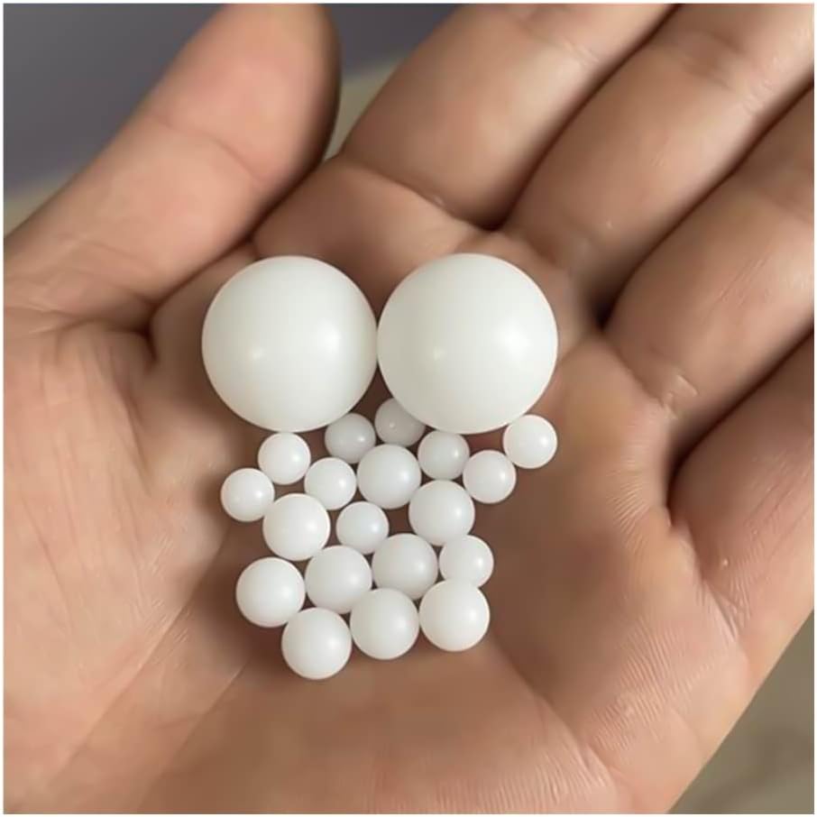 Solid Plastic Ball 2/2.38/2.5/2.778/3/3.175/3.5/4/4.5/4.763/5/5.5/5.95~50mm Precision Bearings Rolling Bead Polyoxymethylene(50 PCS,2mm)