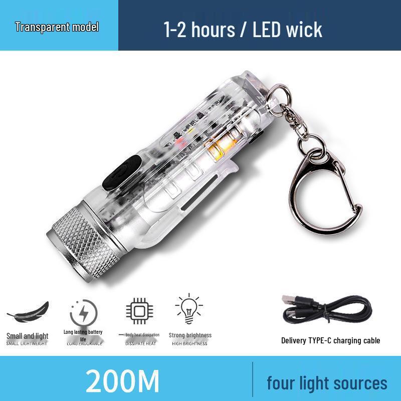 USB Rechargeable Mini Camping Lantern S11 - Magnetic Strong Light Flashlight