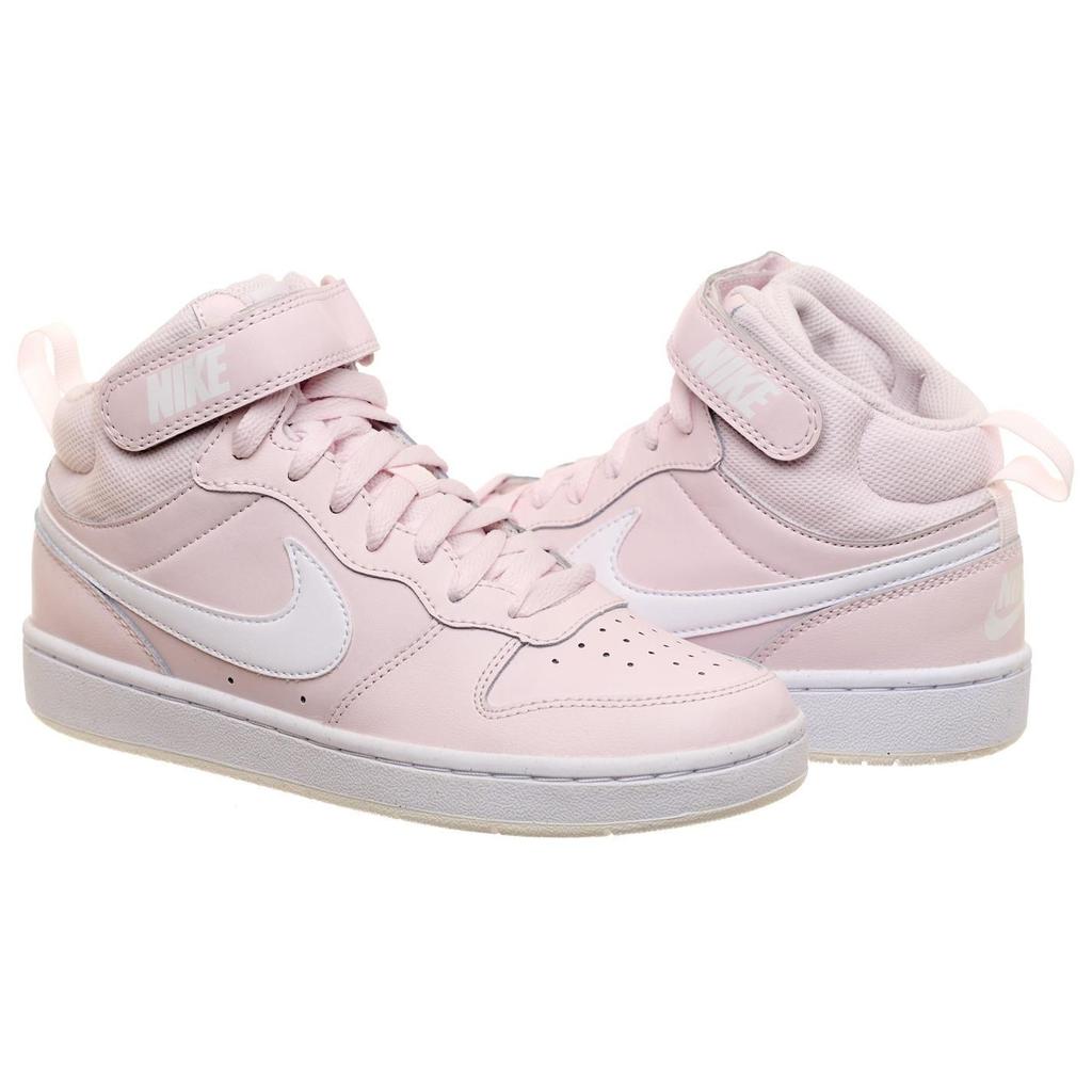 Nike Court Borough Mid 2 GS Pearl Pink White Kids Sneakers Summit-White CD7782-601
