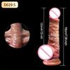 Super Realistic Dildo Big Penis Anal Plug Vagina Masturbator Fake Dick Flexible Anal Plug with Suction Cup Sex Toy for Women Men