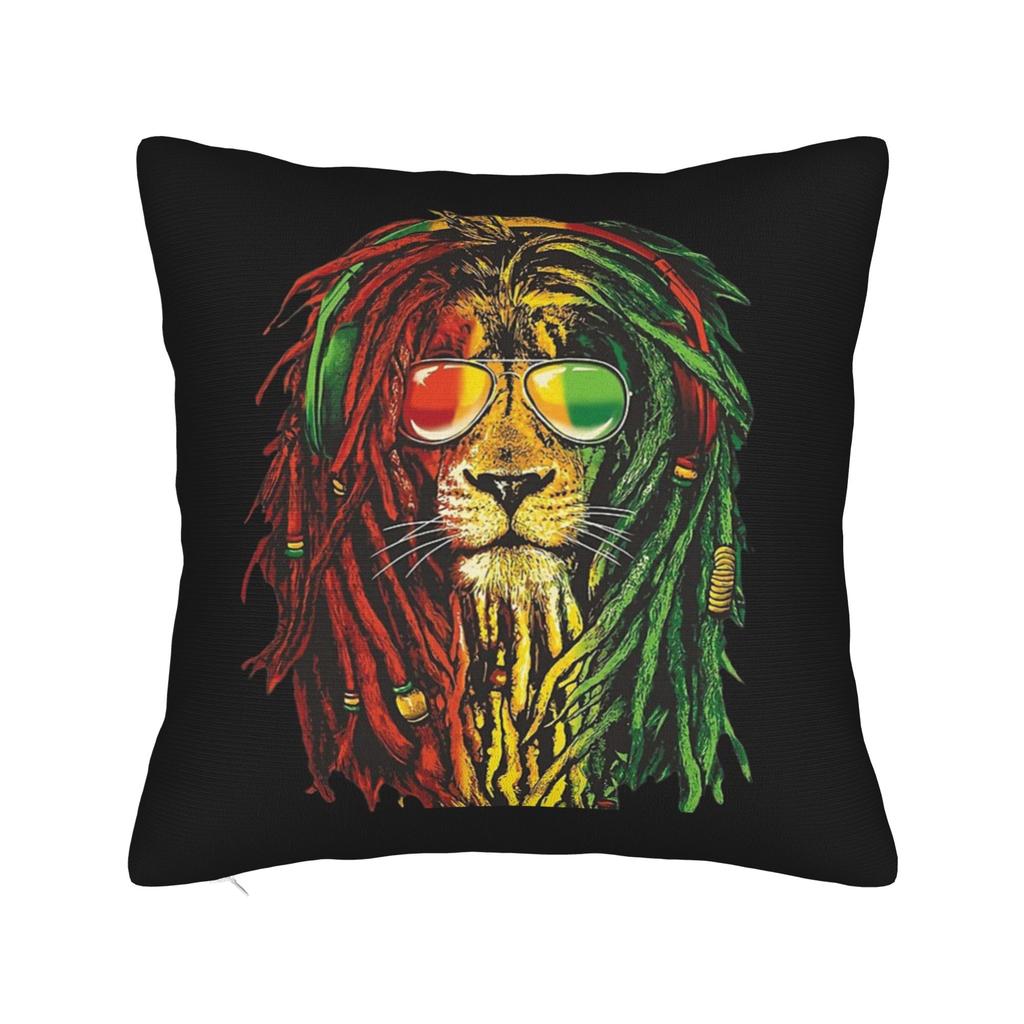Flag of Reggae of Jamaica Pillowcase Polyester Cushion Cover Decorative Rasta  Pillow Case Cover Home Wholesale 40X40cm