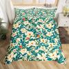 Botanical Lily Duvet Cover Twin Full Queen King Chic Floral Comforter Cover Boho Flower Bedding Set Watercolor Petals Bed Set