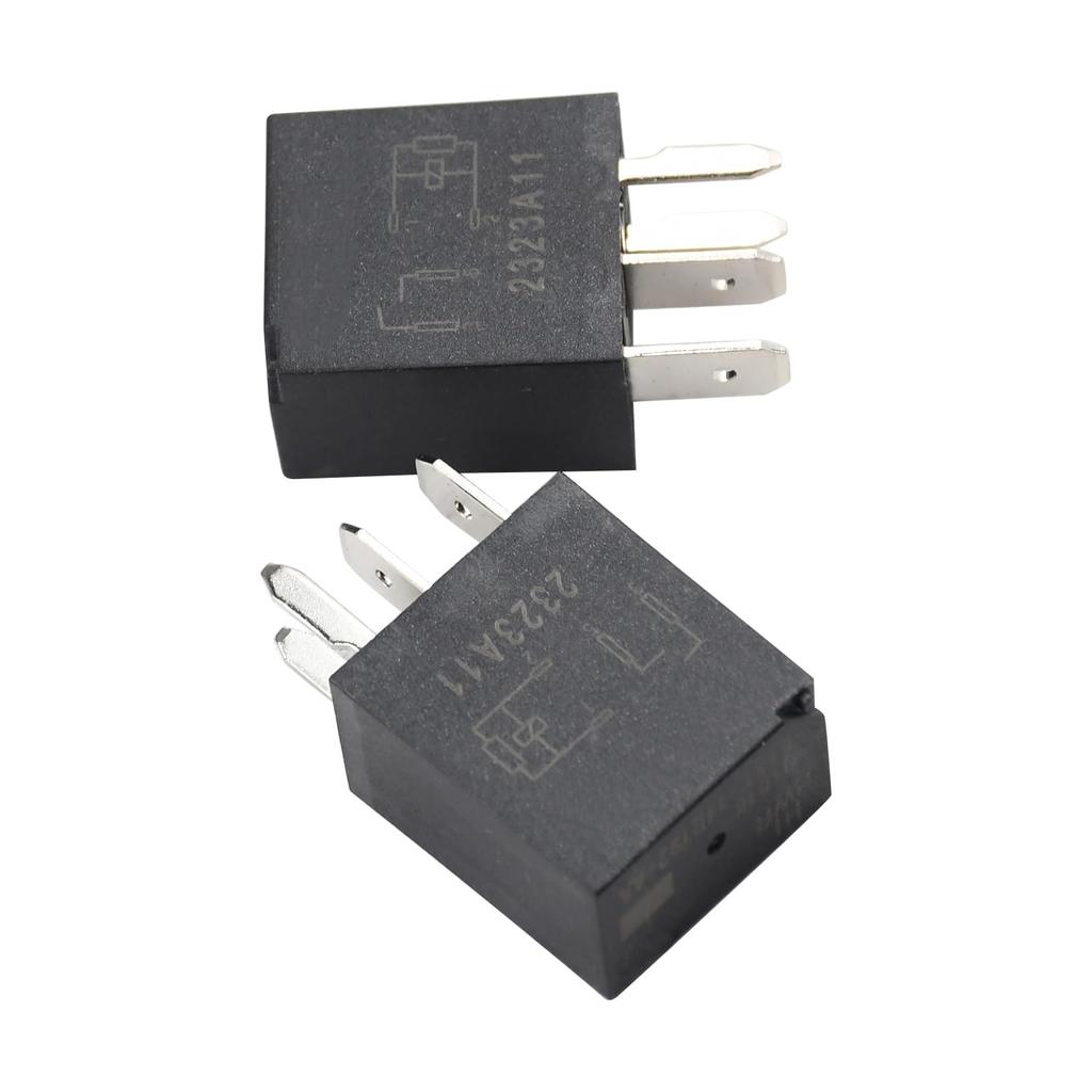 Relay 12VDC 4 Pins Plug-in Automotive Relay Compatible with Ford Vehicles Pack of 2 Replace 8T2T-14B192-AB