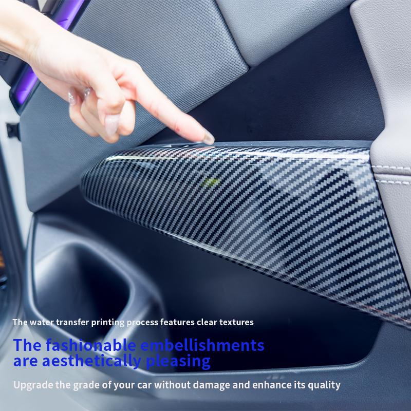 Auto ABS Kohlefaser Auto Zieraufkleber an der Seite der Fensterheberblende Für BMW X3 G45 2025 Innenausstattung