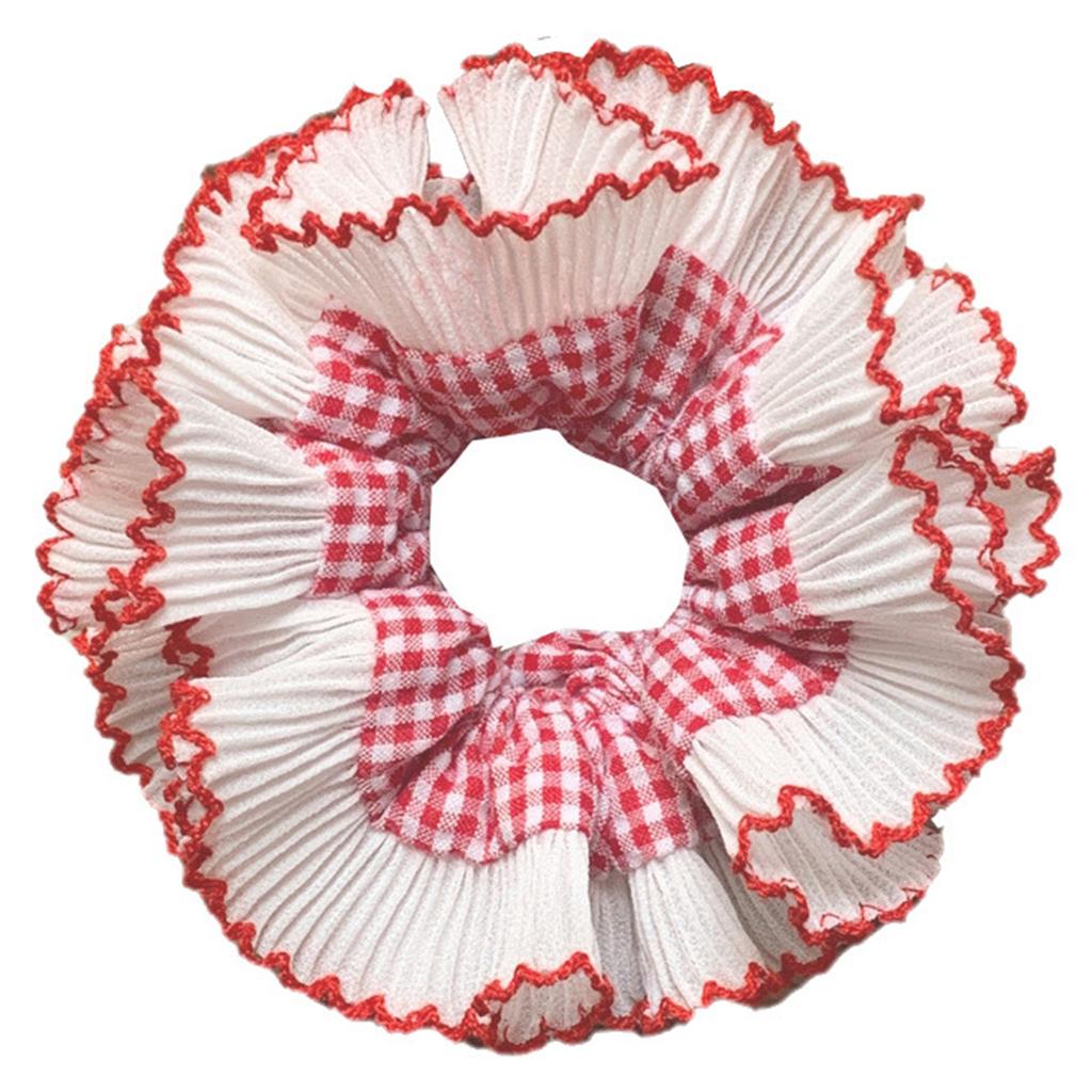 Vintage Lace Hair Scrunchies Thick Updo Oversized Hair Scrunchy Elegant Donuts Hair Rope Scrunchy Women Ponytail Holder