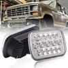 Amber DRL Automotive Headlamp Square Design Headlight Assembly Led Headlights  Automotive Lighting