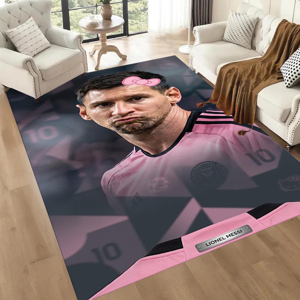 Messi 95 Carpet Suitable for Bedrooms Playrooms Game Room Entryway Anti-slip Rug Office home decor Gift for Festivals