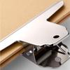 4 Inch Large Bull Paper Clips, 3pcs Silver Metal File Money Binder Clip Clamps for Home Office School Supplies