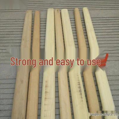 Solid Wood Double Hook Water Carrying Pole - Thickened Cypress, Traditional Household/Agricultural Design