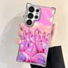 Pink Red Dreamy Flamingo Soft Phone Case For Samsung Galaxy S26 Ultra S25 Edge S24 FE S23 Plus S22 S21 + S20 Plating Anti-Fall F