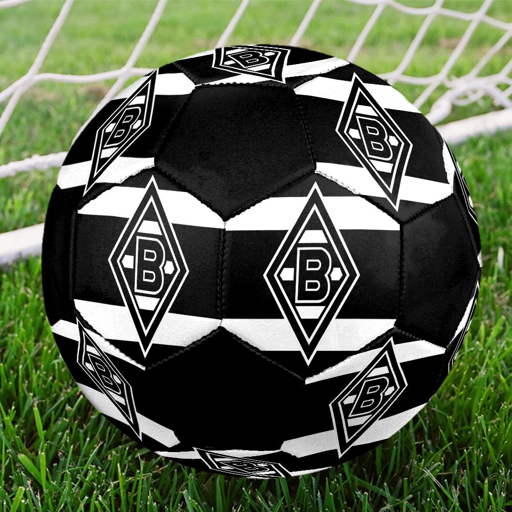 Borussia Indoor Soccer Ball Colorful Machine Stitched PVC Size 5 Team Training Competition Ready Durable High-Bounce Cool Sports Gift