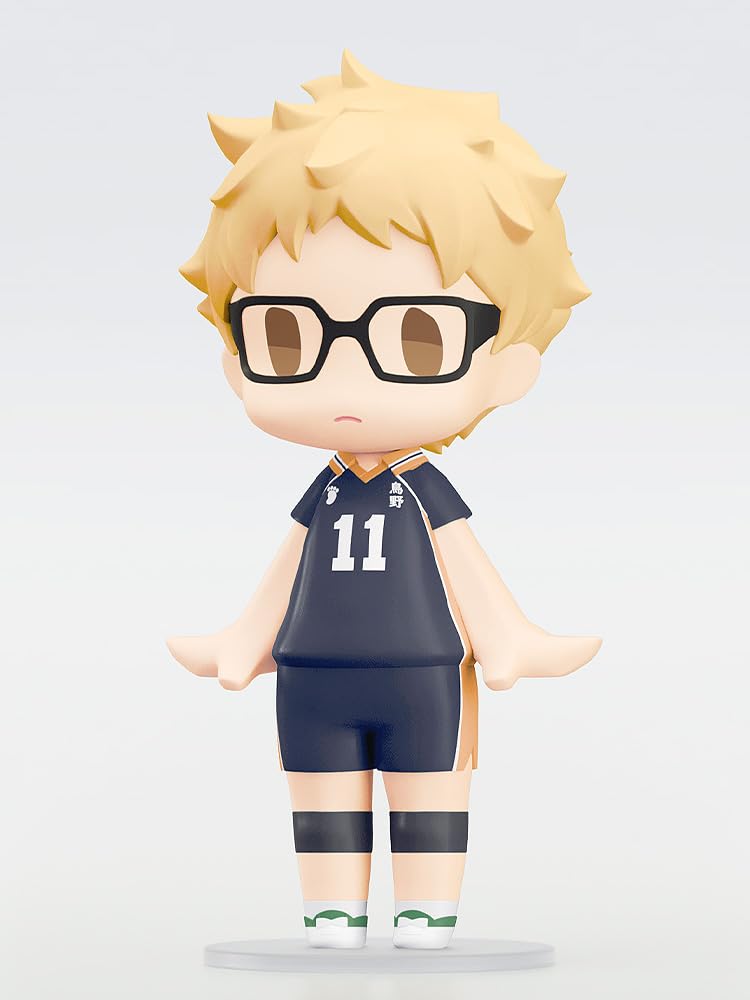 GOOD SMILE Kei Tsukishima Action Figure HELLO! Haikyuu!!