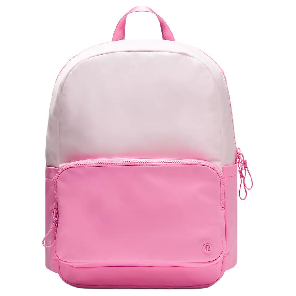 Lululemon Everywhere 22L Classic Versatile Solid Nylon Backpack Women backpack Pink LU9CMAS-076012 Pink