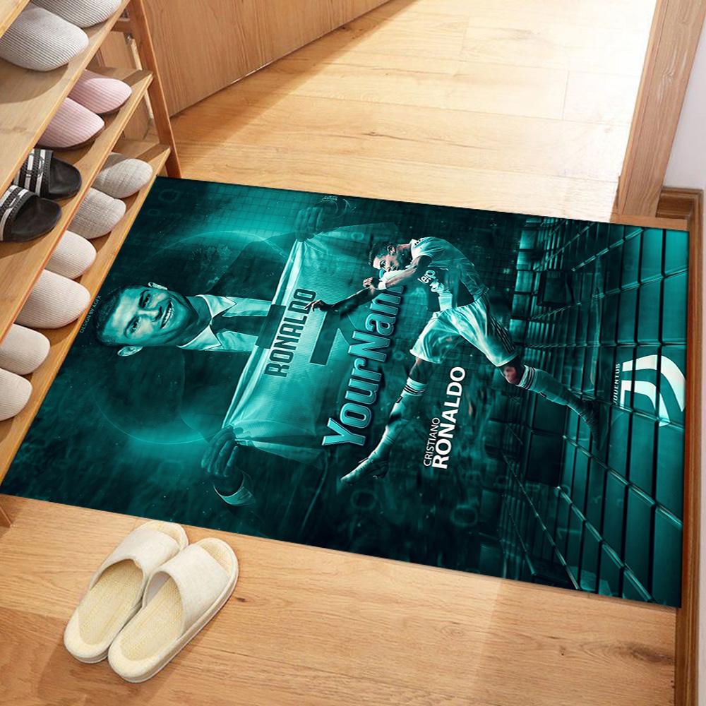 Juventus Personalized Name Area Rug Suitable for Entryway Playrooms Living Rooms Bedrooms Antislip Carpet Anime Office Decor Best for Christmas